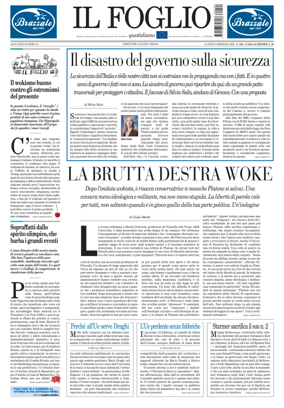 Cover of Il Foglio Quotidiano