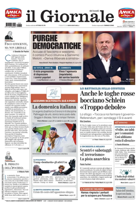 Cover of Il Giornale (Italy)