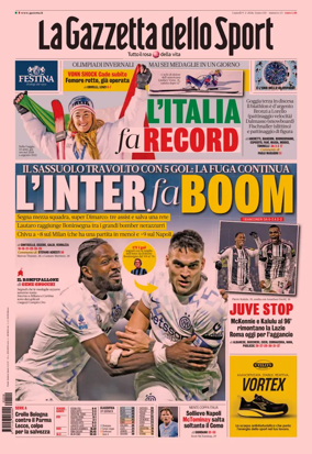 Cover of La Gazzetta dello Sport - Milano