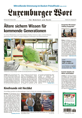 Cover of Luxemburger Wort