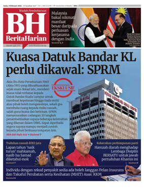Cover of Berita Harian