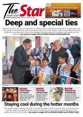 Cover of The Star Malaysia