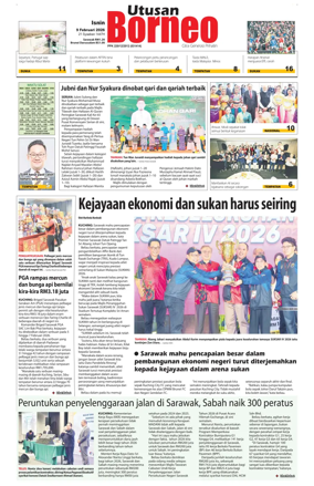 Cover of Utusan Borneo (Sarawak)