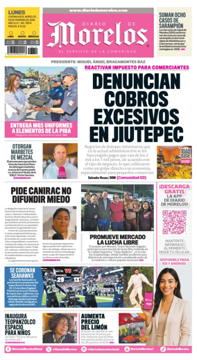 Cover of Diario de Morelos