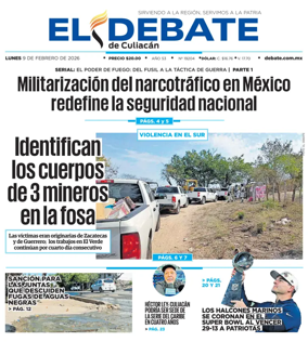 Cover of El Debate de Culiacan