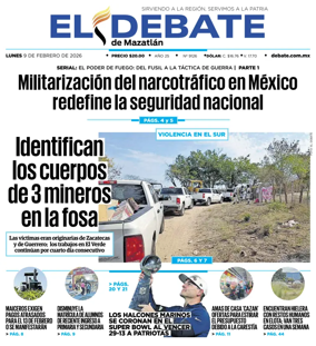 Cover of El Debate de Mazatlan