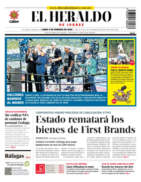 Cover of El Heraldo de Juarez
