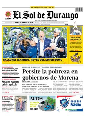 Cover of El Sol de Durango