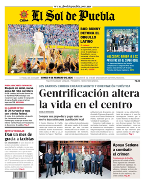 Cover of El Sol de Puebla