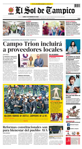 Cover of El Sol de Tampico