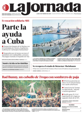 Cover of La Jornada