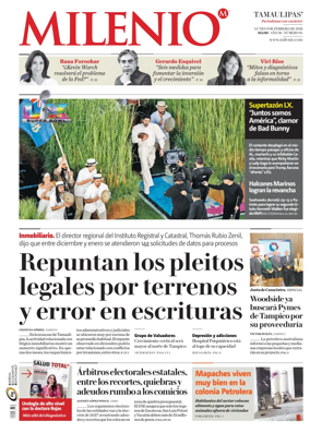 Cover of Milenio Tamaulipas