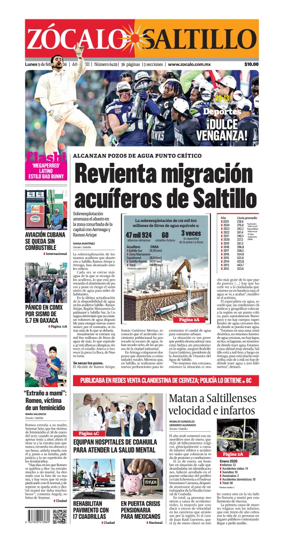 Cover of Zocalo Saltillo