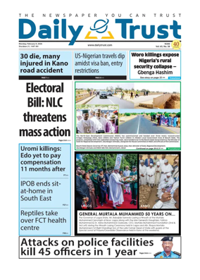 Cover of Daily Trust
