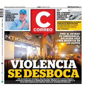 Cover of Diario Correo
