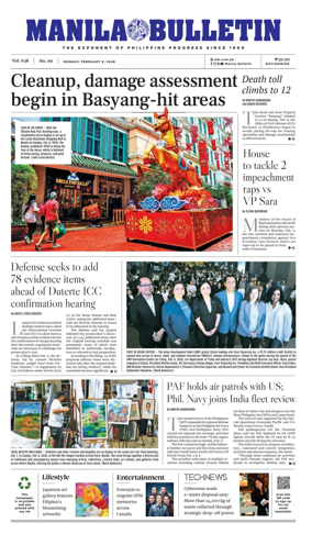 Cover of Manila Bulletin