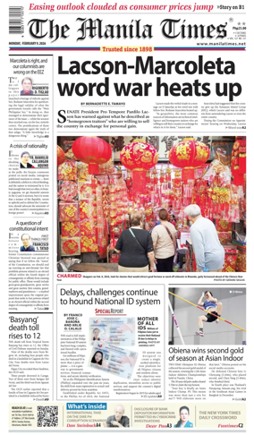 Cover of The Manila Times