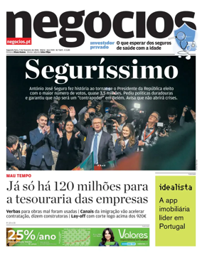 Cover of Jornal de Negocios