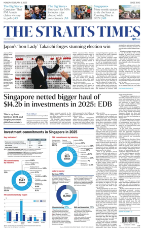 Cover of The Straits Times
