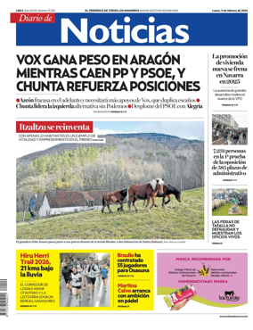 Cover of Diario de Noticias (Spain)