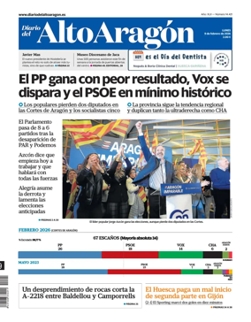 Cover of Diario del Alto Aragon