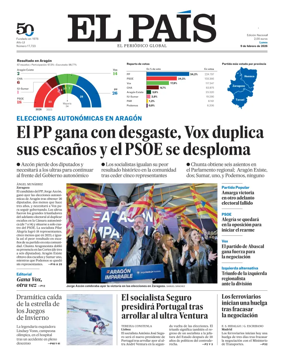 Cover of EL PAIS Euskadi