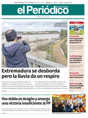 Cover of El Periodico Extremadura