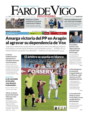 Cover of Faro de Vigo (Pontevedra)