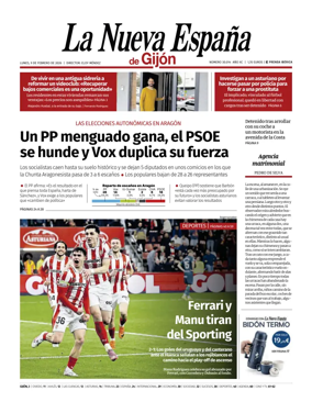 Cover of La Nueva Espana (Gijon)