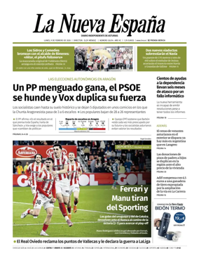 Cover of La Nueva Espana (Occidente)