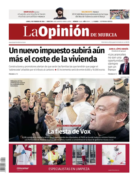 Cover of La Opinion de Murcia