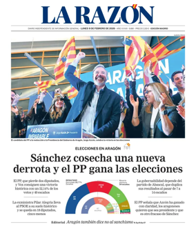 Cover of La Razon (Madrid)