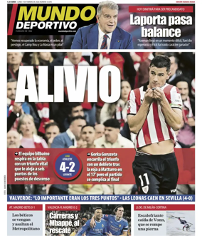 Cover of Mundo Deportivo (Bizkaia-Araba)