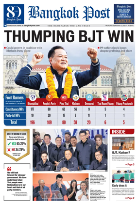Cover of Bangkok Post
