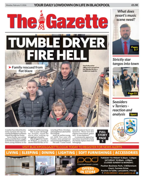 Cover of Blackpool Gazette