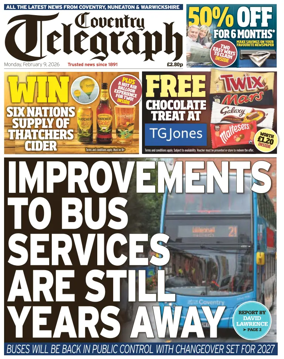 Cover of Coventry Telegraph