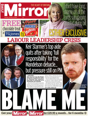 Cover of Daily Mirror