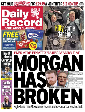 Cover of Daily Record