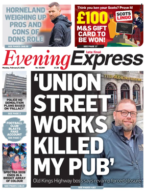 Cover of Evening Express