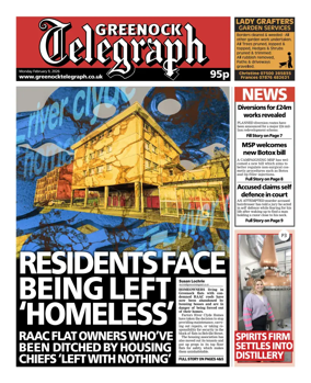 Cover of Greenock Telegraph