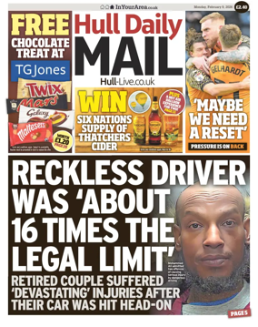 Cover of Hull Daily Mail