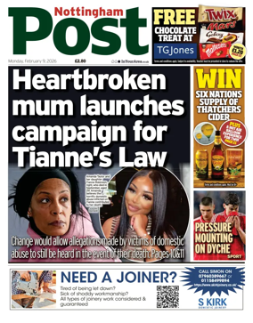 Cover of Nottingham Post