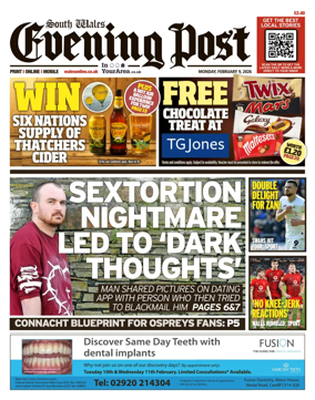 Cover of South Wales Evening Post