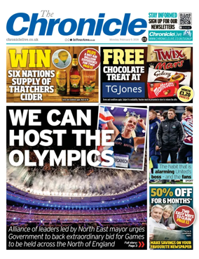 Cover of The Chronicle (South Tyneside and Durham)