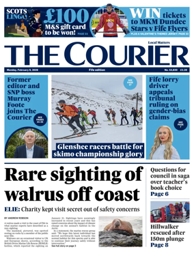 Cover of The Courier & Advertiser (Fife Edition)