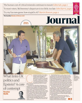 Cover of The Guardian e-paper Journal