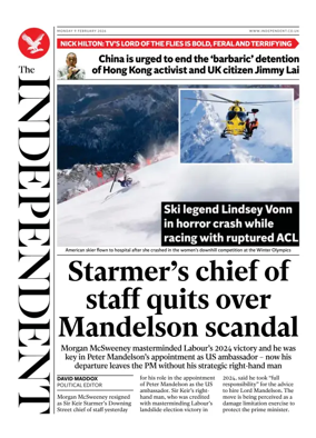 Cover of The Independent