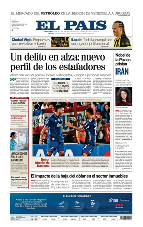 Cover of El Pais (Uruguay)
