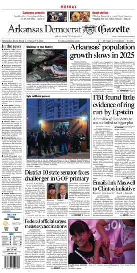 Cover of Arkansas Democrat-Gazette