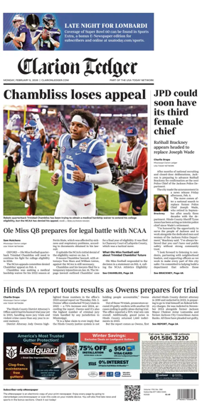 Cover of Clarion Ledger